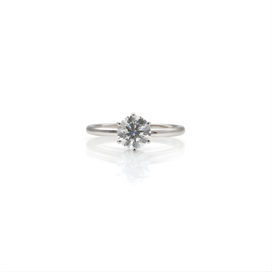 Diamond Ring 18 KT   GW-2.81 G   NW-2.39 G   CVD-2.1 CTS  VVS